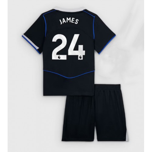 Chelsea Reece James #24 Tredje trøje Børn 2025-26 Kort ærmer (+ korte bukser)